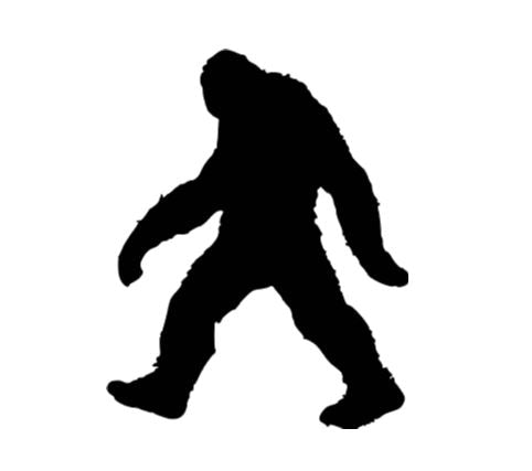 Bigfoot Cryptid Vinyl Decal Sticker Halloween Horror Metaphysical