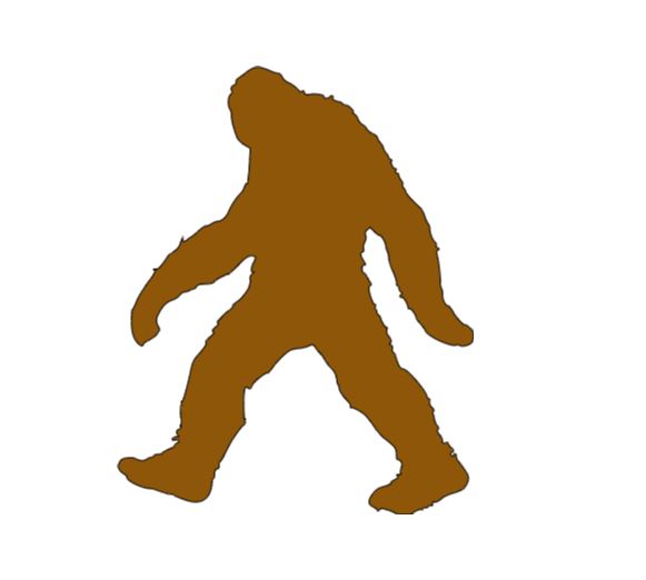 Bigfoot Cryptid Vinyl Decal Sticker Halloween Horror Metaphysical