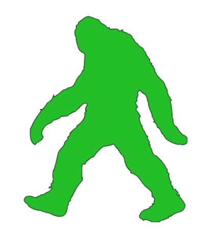 Bigfoot Cryptid Vinyl Decal Sticker Halloween Horror Metaphysical