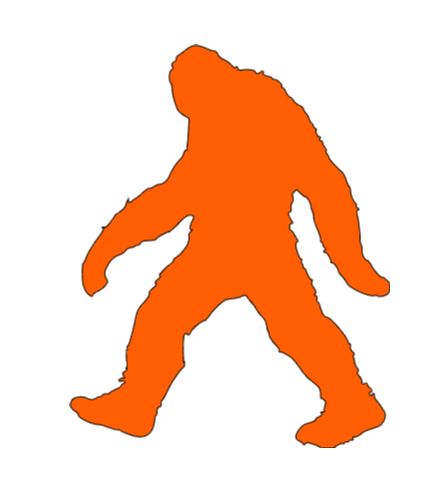 Bigfoot Cryptid Vinyl Decal Sticker Halloween Horror Metaphysical