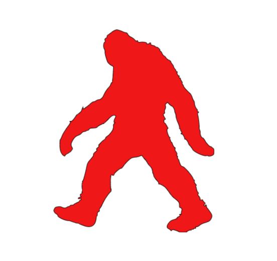 Bigfoot Cryptid Vinyl Decal Sticker Halloween Horror Metaphysical