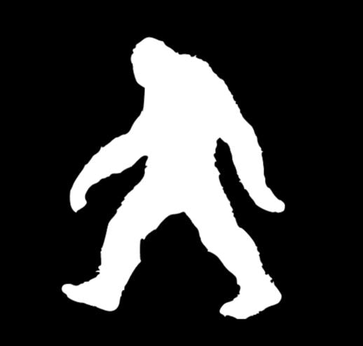 Bigfoot Cryptid Vinyl Decal Sticker Halloween Horror Metaphysical