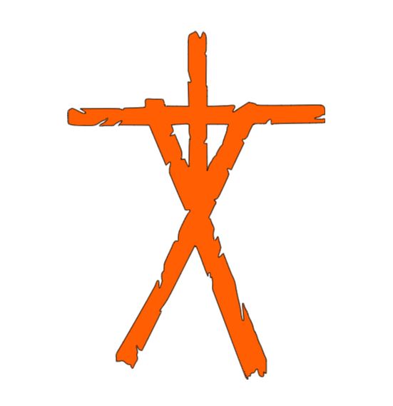 Blair Witch Project Cross Vinyl Decal Sticker Halloween Horror