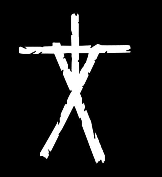 Blair Witch Project Cross Vinyl Decal Sticker Halloween Horror