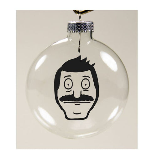 Bob Bob's Burgers Clear Christmas Ornament Shatterproof Horror Halloween
