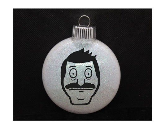 Bob Bob's Burgers Glitter Christmas Ornament Shatterproof Horror Halloween