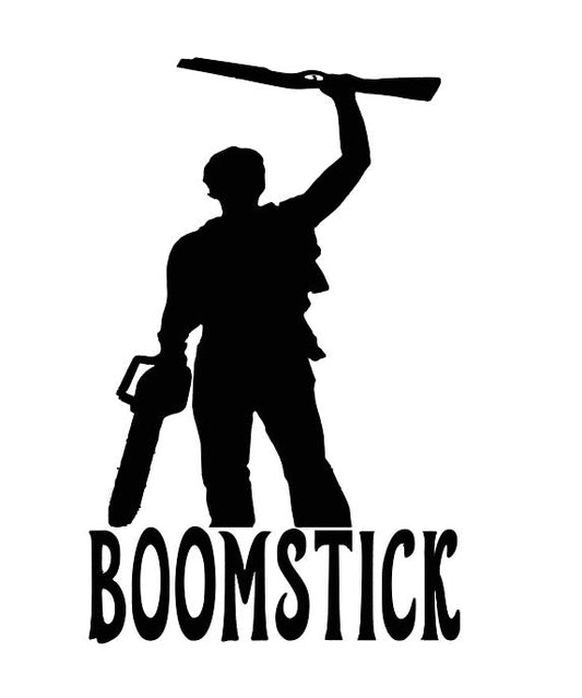 Evil Dead Ash Boomstick Vinyl Decal Sticker Halloween Horror Metaphysical