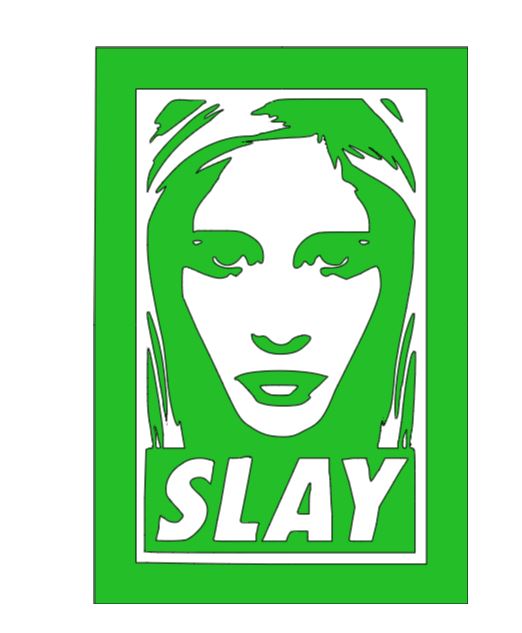Buffy Slay Vinyl Decal Sticker Halloween Horror Metaphysical