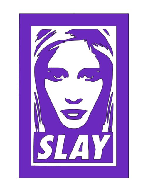 Buffy Slay Vinyl Decal Sticker Halloween Horror Metaphysical