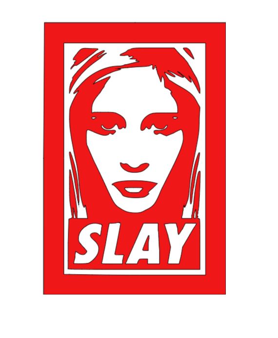 Buffy Slay Vinyl Decal Sticker Halloween Horror Metaphysical