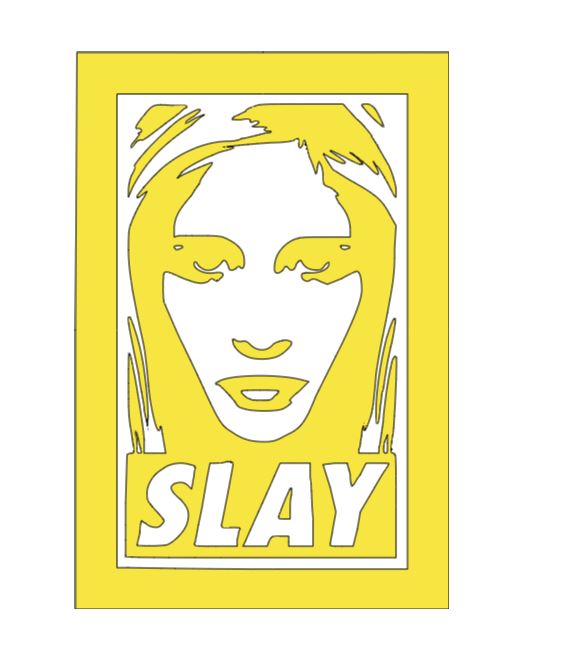 Buffy Slay Vinyl Decal Sticker Halloween Horror Metaphysical
