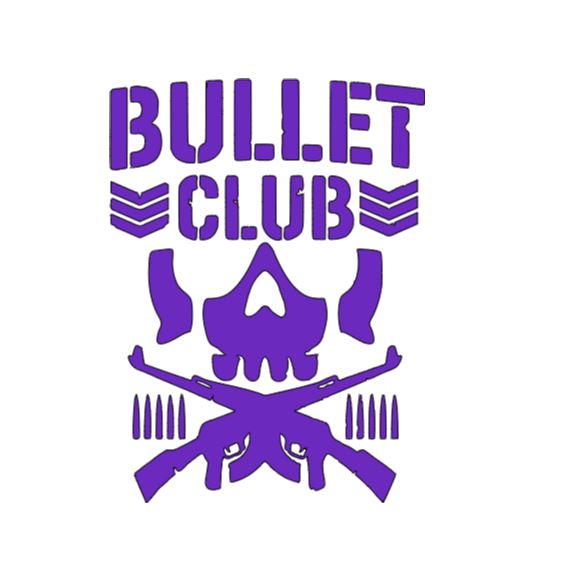 Bullet Club Vinyl Decal Sticker Halloween Horror Wrestling
