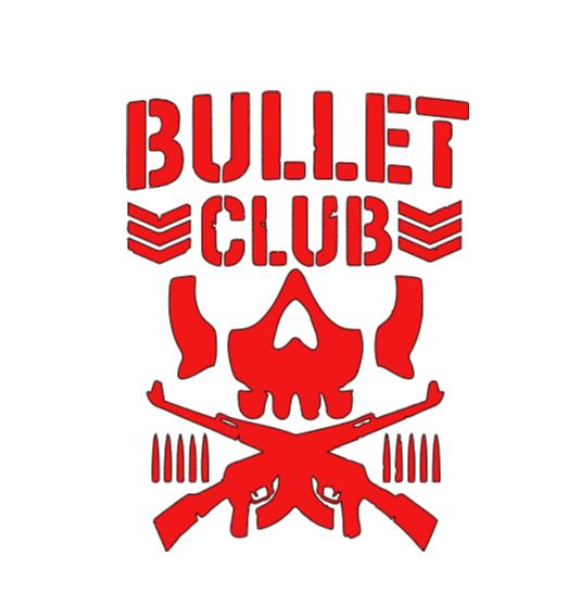 Bullet Club Vinyl Decal Sticker Halloween Horror Wrestling