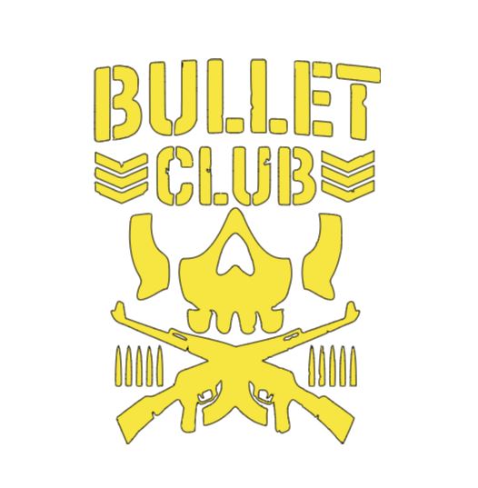Bullet Club Vinyl Decal Sticker Halloween Horror Wrestling