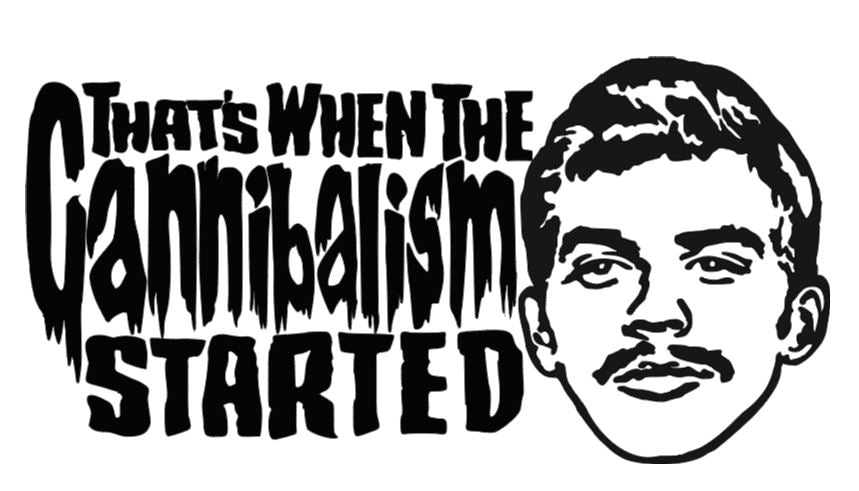 Jeffrey Dahmer Cannibalism True Crime Vinyl Decal Sticker Halloween Horror Metaphysical