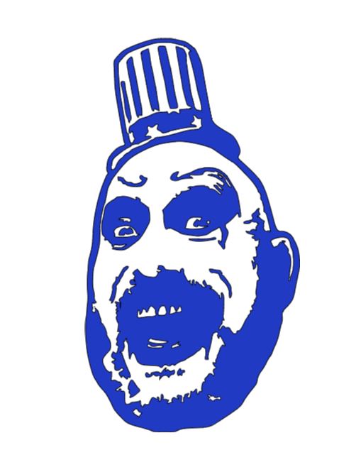 Captain Spaulding Devils Rejects Vinyl Decal Sticker Halloween Horror Metaphysical
