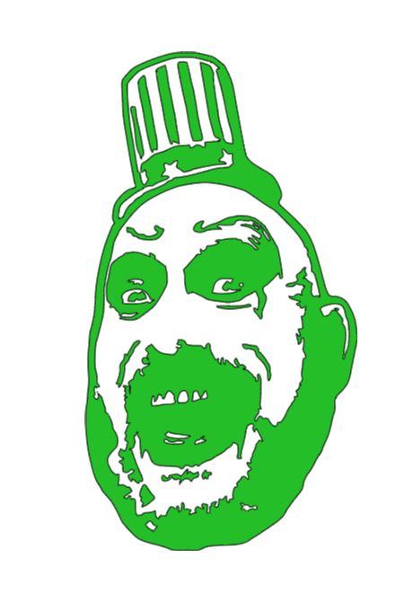 Captain Spaulding Devils Rejects Vinyl Decal Sticker Halloween Horror Metaphysical