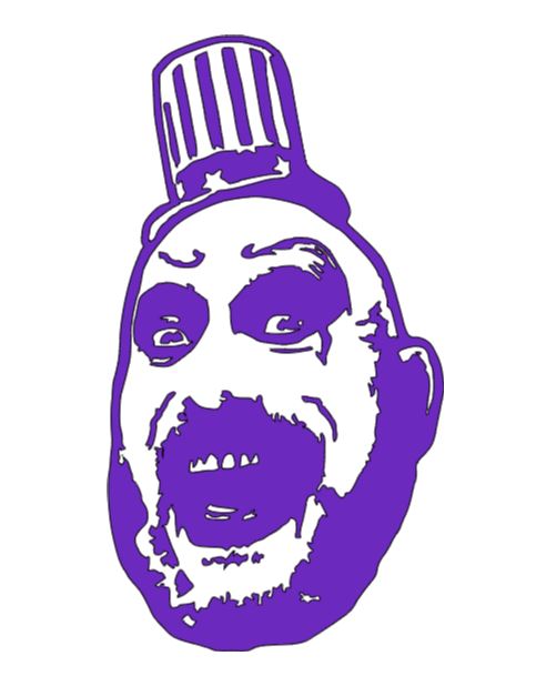 Captain Spaulding Devils Rejects Vinyl Decal Sticker Halloween Horror Metaphysical