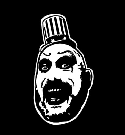 Captain Spaulding Devils Rejects Vinyl Decal Sticker Halloween Horror Metaphysical