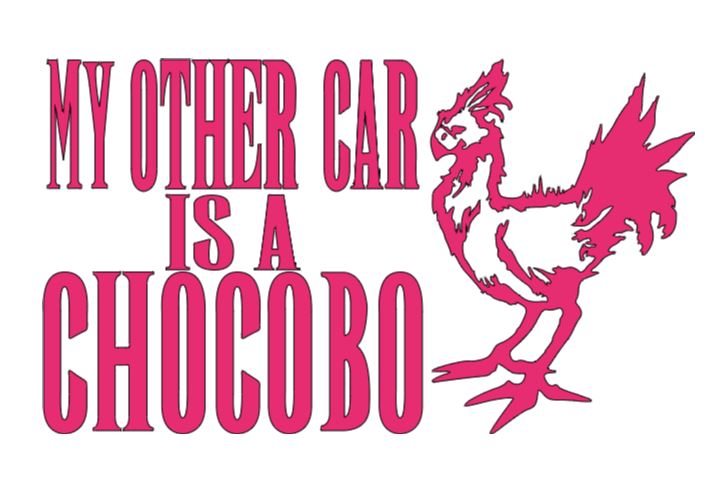 Other Car Chocobo Final Fantasy Vinyl Decal Sticker Halloween Horror Metaphysical Video Game