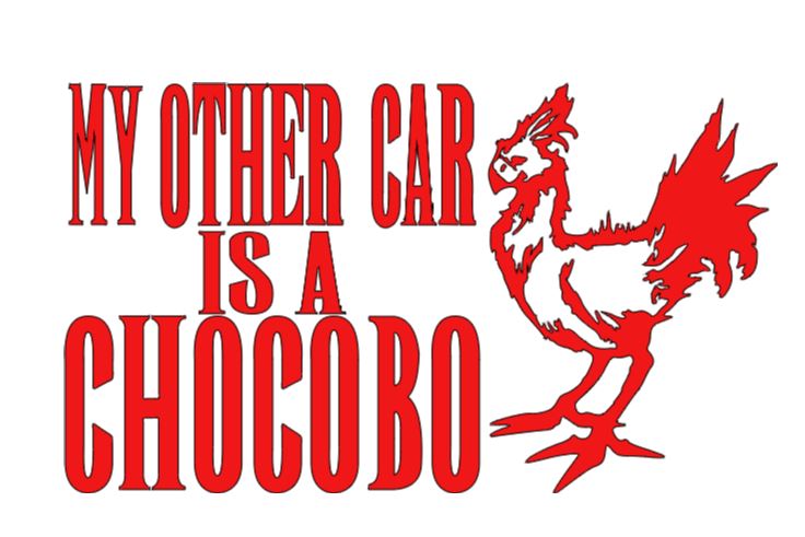 Other Car Chocobo Final Fantasy Vinyl Decal Sticker Halloween Horror Metaphysical Video Game