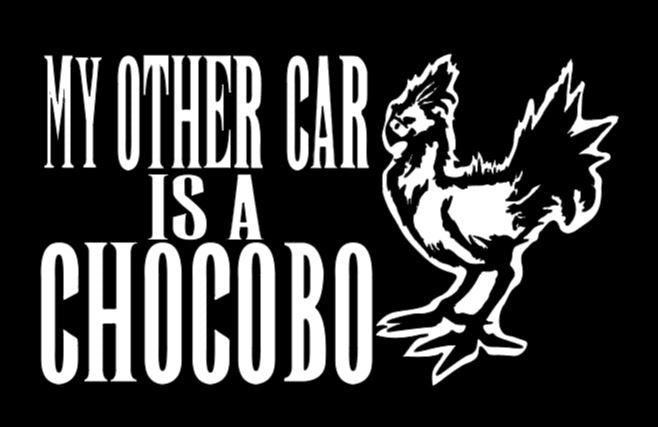 Other Car Chocobo Final Fantasy Vinyl Decal Sticker Halloween Horror Metaphysical Video Game