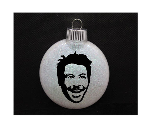 Charlie Always Sunny in Philadelphia Glitter Christmas Ornament Shatterproof Horror