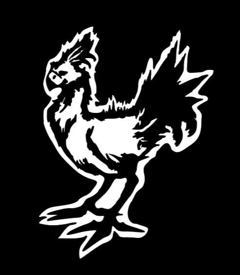 Chocobo Final Fantasy Vinyl Decal Sticker Halloween Horror Metaphysical Video Game