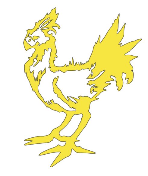 Chocobo Final Fantasy Vinyl Decal Sticker Halloween Horror Metaphysical Video Game