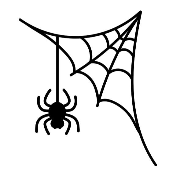 Corner Spider Web Vinyl Decal Sticker Halloween Horror Metaphysical