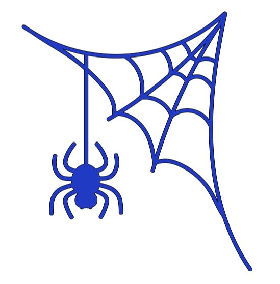 Corner Spider Web Vinyl Decal Sticker Halloween Horror Metaphysical
