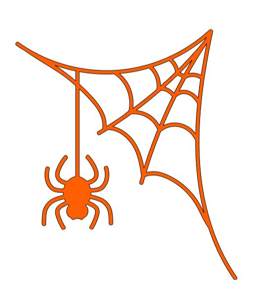 Corner Spider Web Vinyl Decal Sticker Halloween Horror Metaphysical