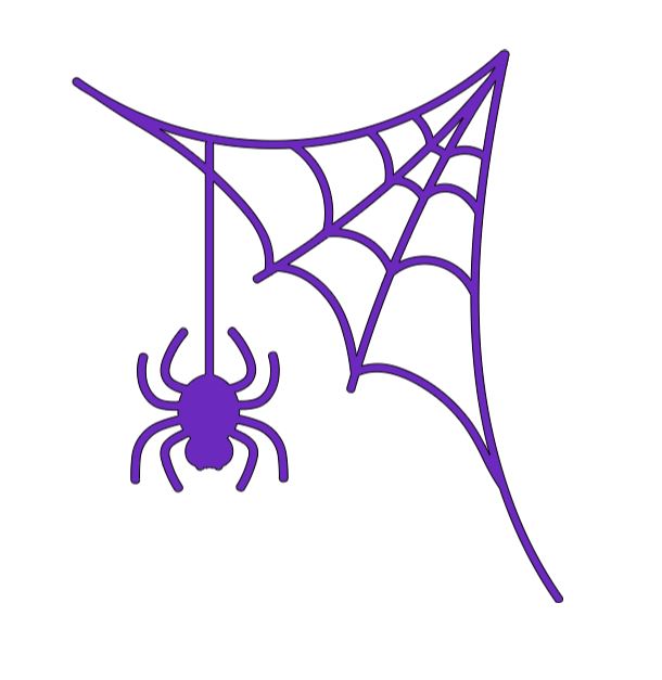 Corner Spider Web Vinyl Decal Sticker Halloween Horror Metaphysical