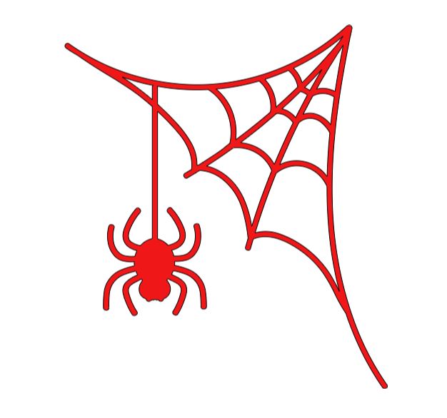 Corner Spider Web Vinyl Decal Sticker Halloween Horror Metaphysical