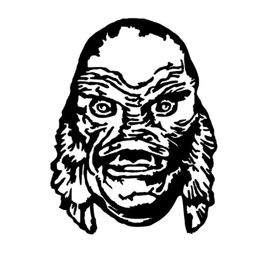 Creature Black Lagoon Universal Vinyl Decal Sticker Halloween Horror Metaphysical