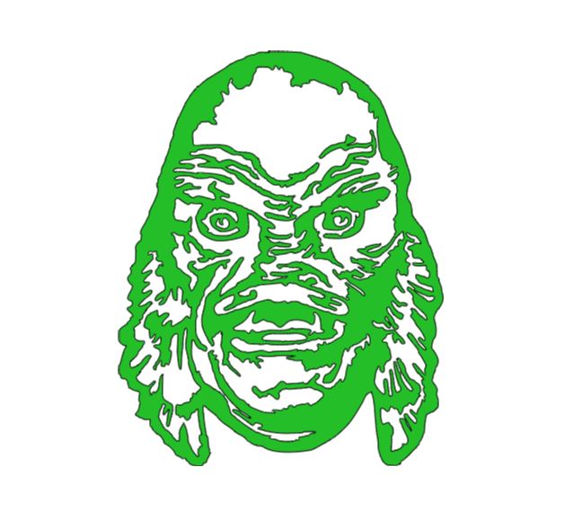 Creature Black Lagoon Universal Vinyl Decal Sticker Halloween Horror Metaphysical