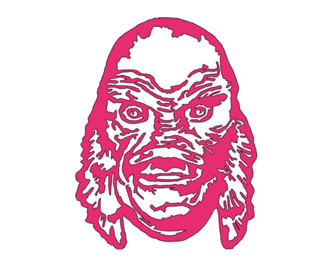 Creature Black Lagoon Universal Vinyl Decal Sticker Halloween Horror Metaphysical