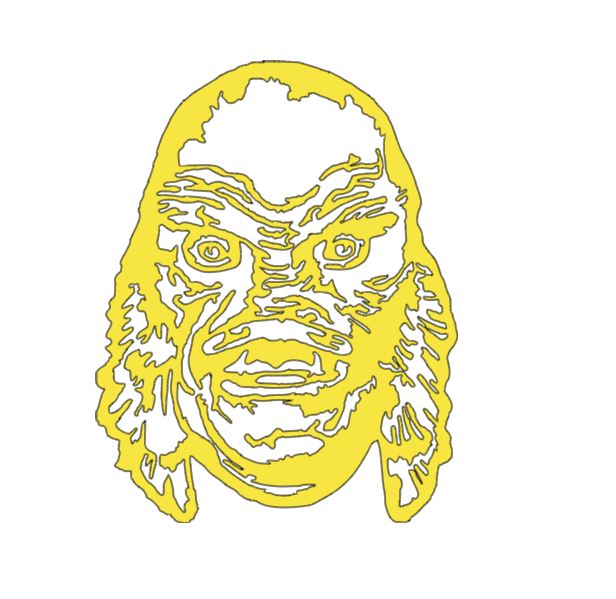 Creature Black Lagoon Universal Vinyl Decal Sticker Halloween Horror Metaphysical
