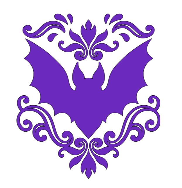 Intricate Bat Vinyl Decal Sticker Halloween Horror Metaphysical