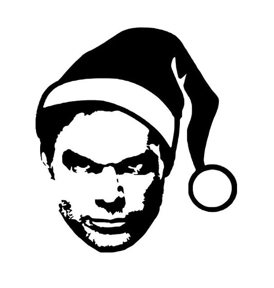 Dexter Morgan Santa Vinyl Decal Sticker Halloween Horror Metaphysical