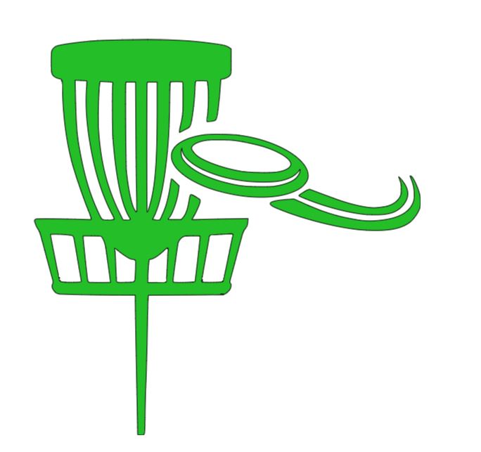 Disc Golf Basket Vinyl Decal Sticker Halloween Horror Metaphysical