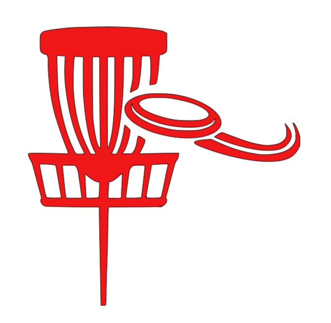 Disc Golf Basket Vinyl Decal Sticker Halloween Horror Metaphysical