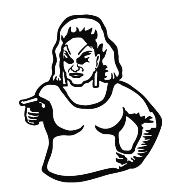 Divine Drag Queen Vinyl Decal Sticker Halloween Horror Metaphysical