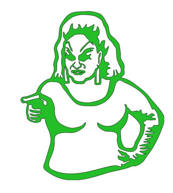 Divine Drag Queen Vinyl Decal Sticker Halloween Horror Metaphysical