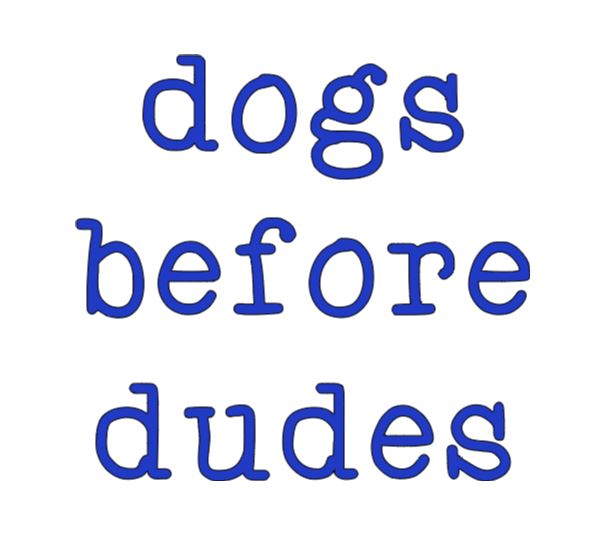 Dogs Before Dudes Vinyl Decal Sticker Halloween Horror Metaphysical