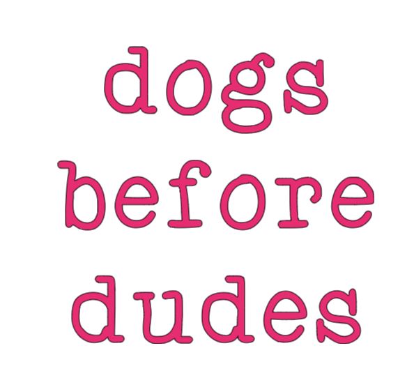 Dogs Before Dudes Vinyl Decal Sticker Halloween Horror Metaphysical