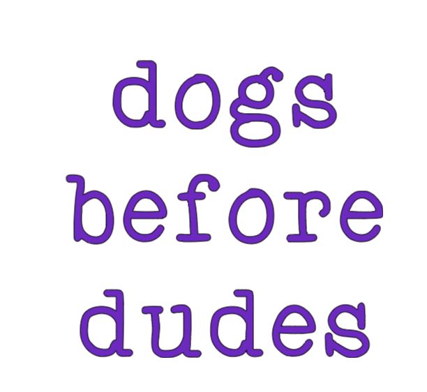 Dogs Before Dudes Vinyl Decal Sticker Halloween Horror Metaphysical