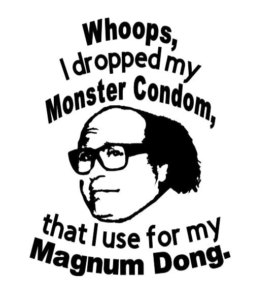 Frank Magnum Always Sunny Philadelphia Vinyl Decal Sticker Halloween Horror