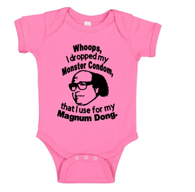 Frank Magnum Always Sunny in Philadelphia Childrens Bodysuit Newborn 24 Months Horror