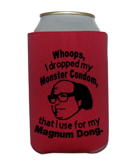 Frank Magnum Always Sunny in Philadelphia Koozie Can Cooler Holder Horror
